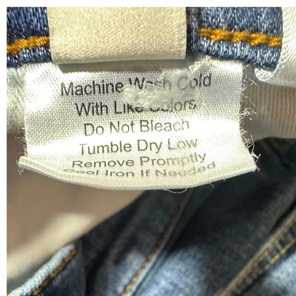Joseph Abboud Slim Fit Jeans Mens 34x32 Blue Good Distressed Medium Wash Stretch